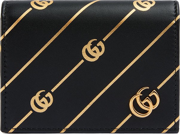 Gucci GG Diagonal Flap Card Case