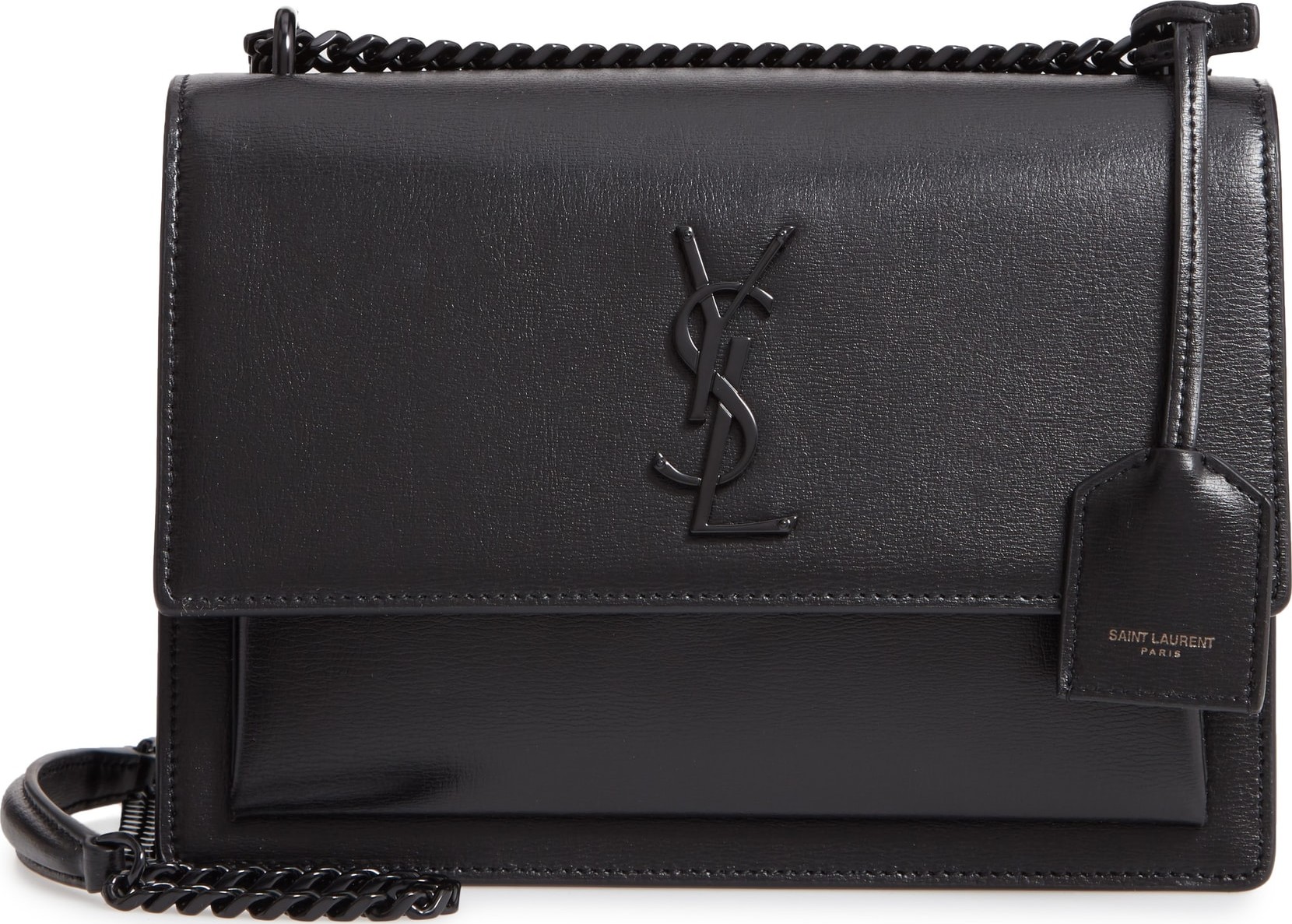 Saint Laurent Medium Sunset Calfskin Shoulder Bag