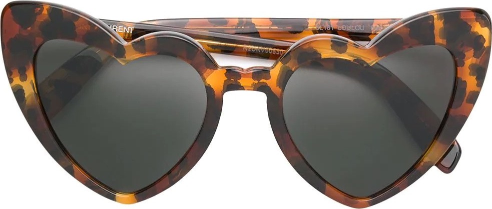 Saint Laurent Leopard Loulou sunglases
