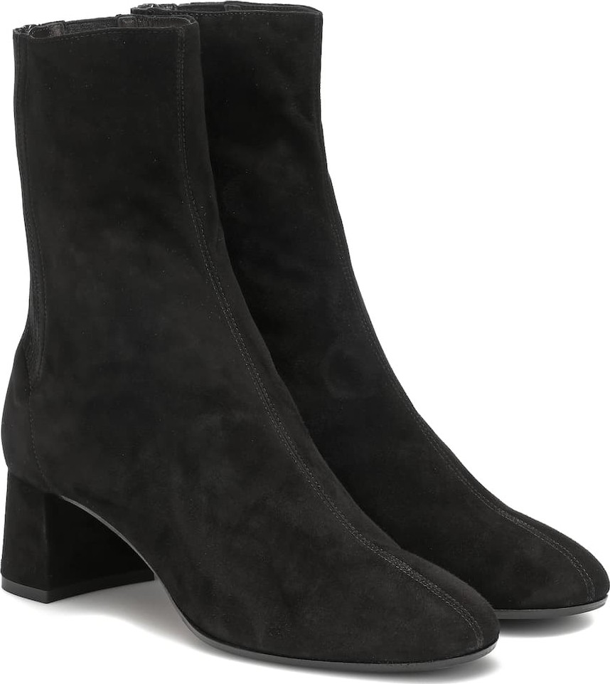 Aquazzura Saint Honoré 50 suede ankle boots