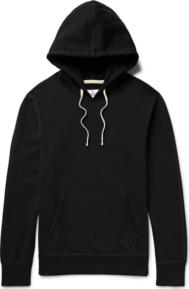 REIGNING CHAMP Loopback Cotton-Jersey Hoodie