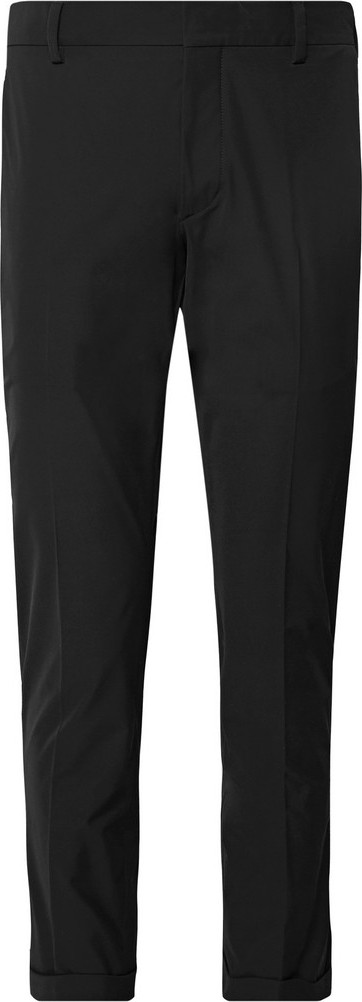 Prada Black Slim-Fit Tapered Tech-Twill Trousers