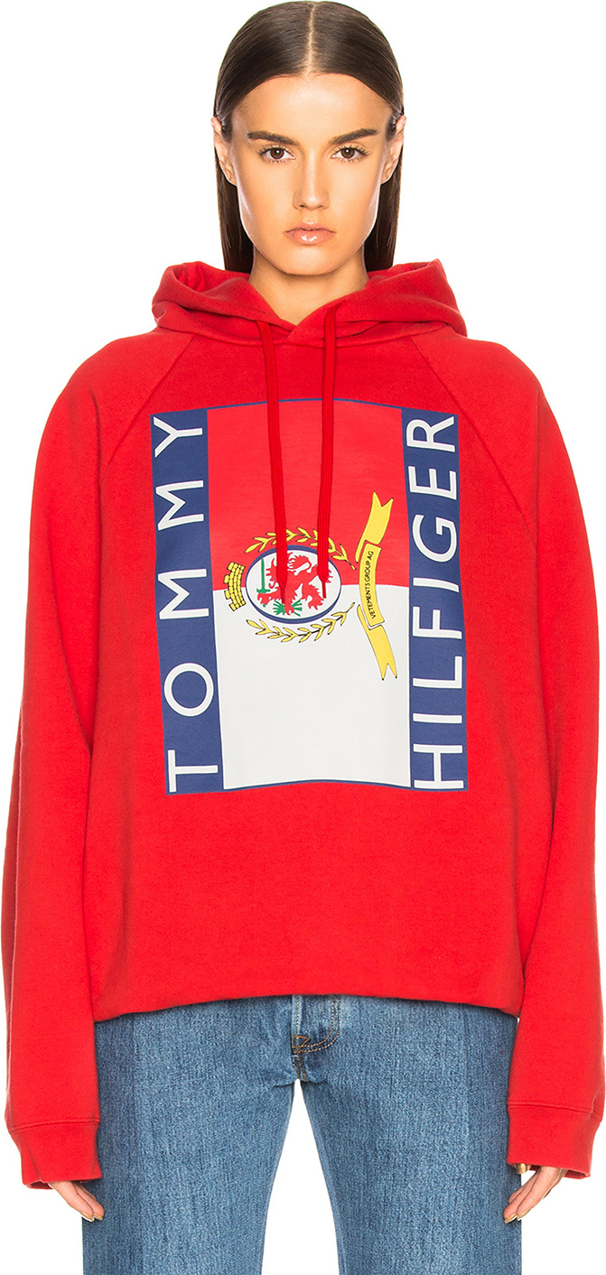 Vetements x Tommy Hilfiger Oversized Raglan Hoodie