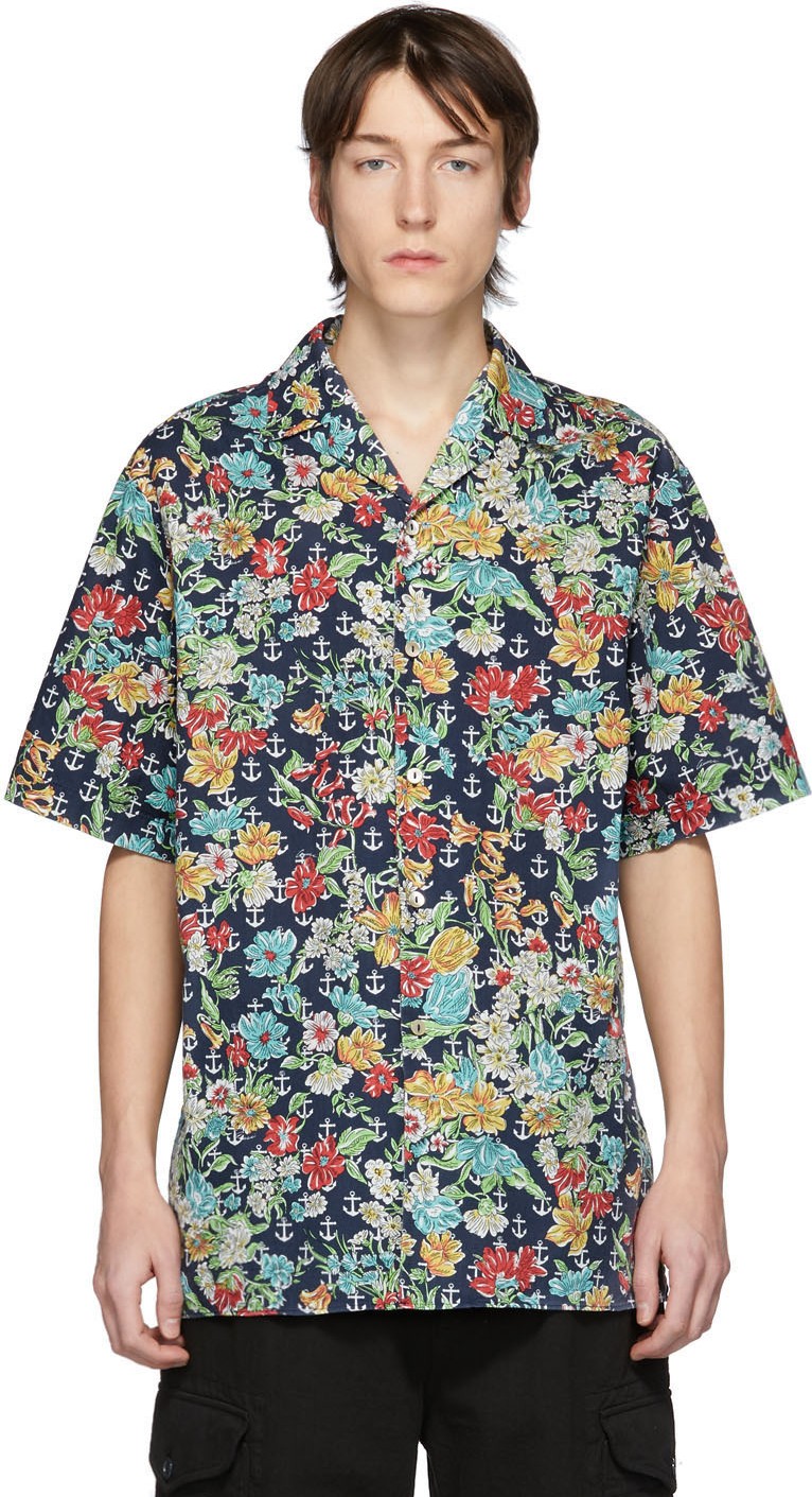 Gucci Multicolor Hawaiian Anchors Shirt