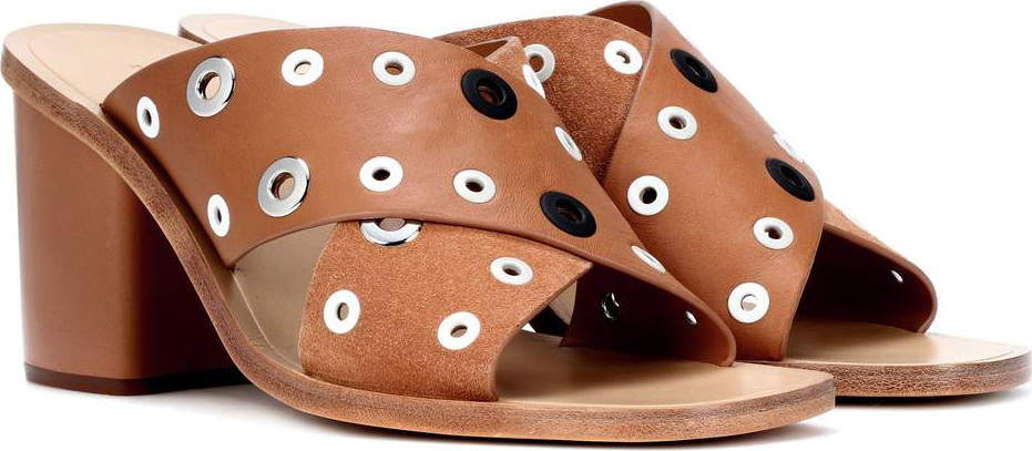 Rag & Bone Paige leather and suede sandals