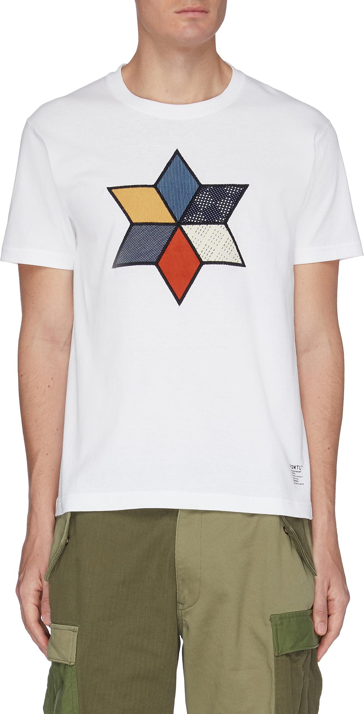 FDMTL Sashiko patch T-shirt