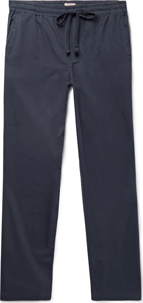 Faherty Marty Cotton and Lyocell-Blend Drawstring Trousers