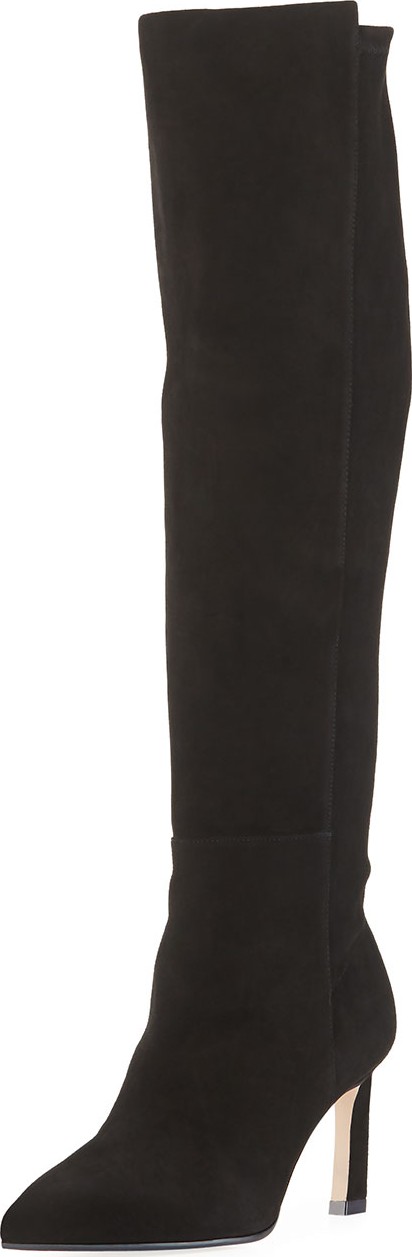 Stuart Weitzman Demi 75mm Suede Knee Boots