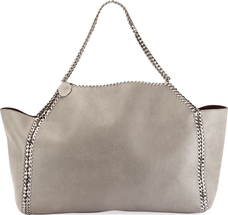 Stella McCartney Falabella Medium Shaggy Deer Reversible Tote Bag