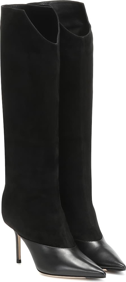 Jimmy Choo Brelan 85 suede knee-high boots