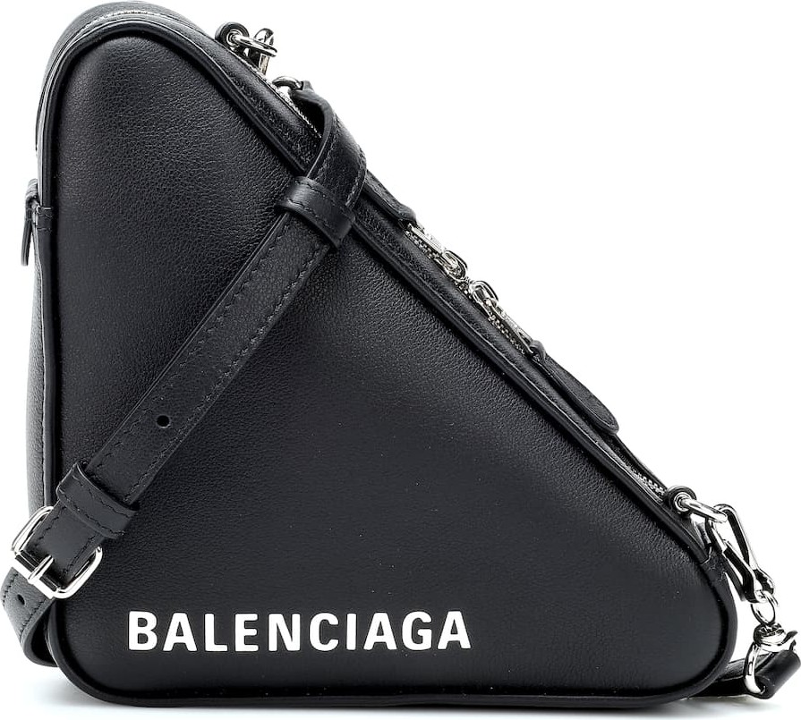 Balenciaga Triangle S leather crossbody bag