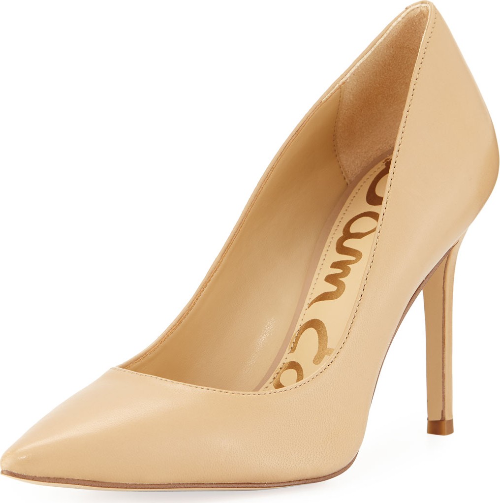 Sam Edelman Hazel Napa Leather Pointed Pumps