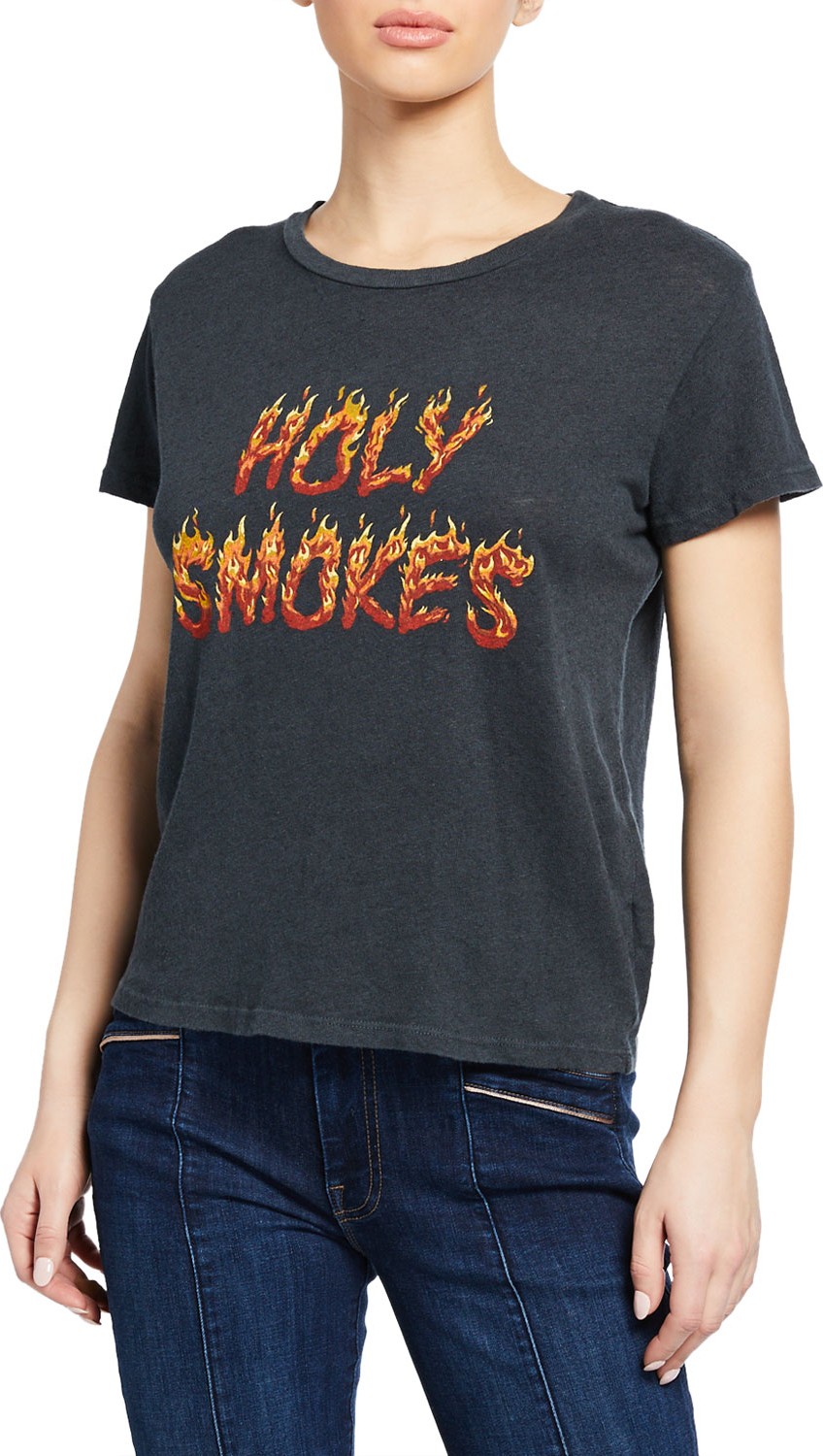 MOTHER The Sinful Graphic Crewneck Tee