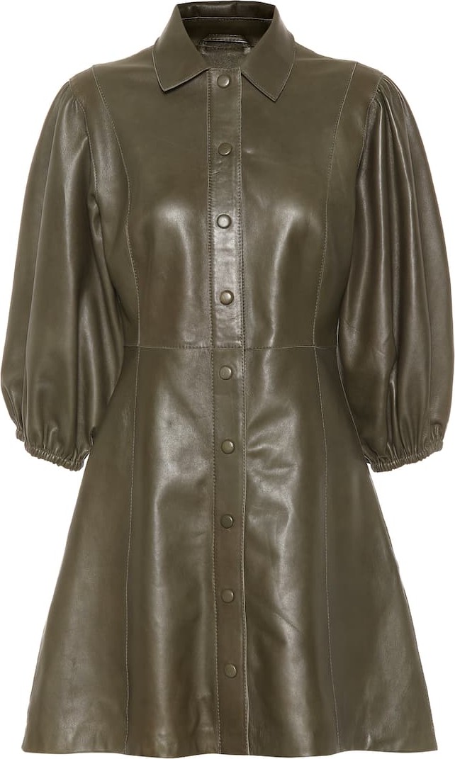 Ganni Leather minidress