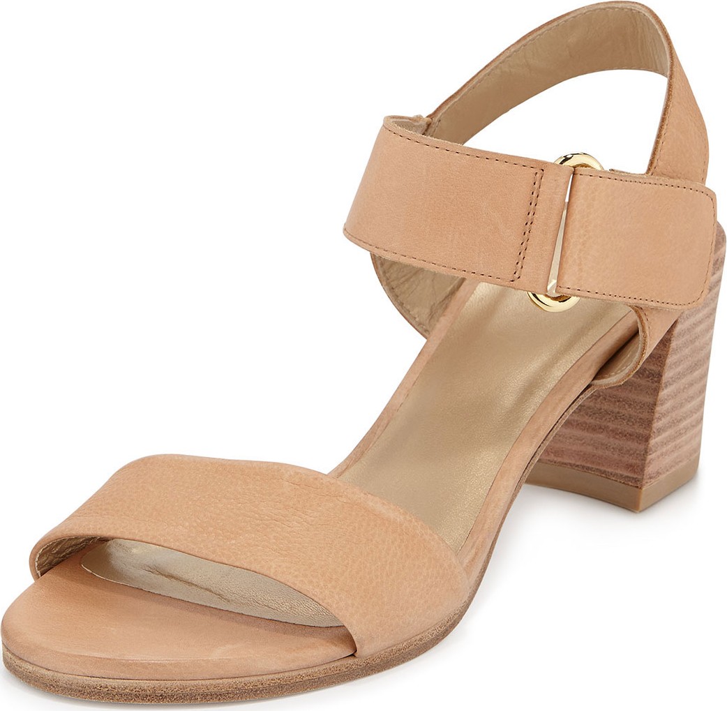 Stuart Weitzman Broadband Leather City Sandals