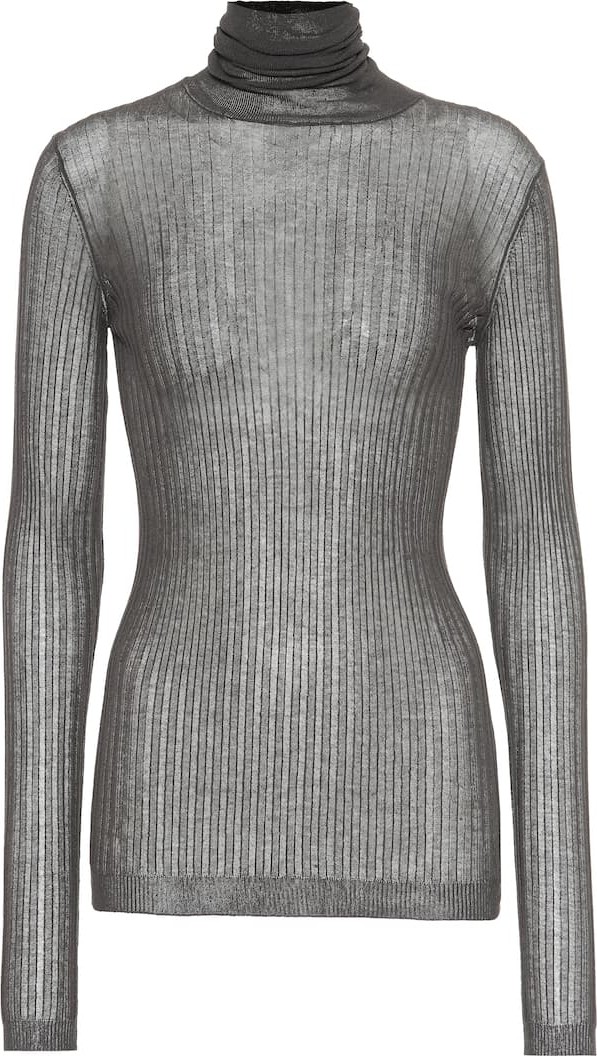Bottega Veneta Cotton-blend turtleneck sweater