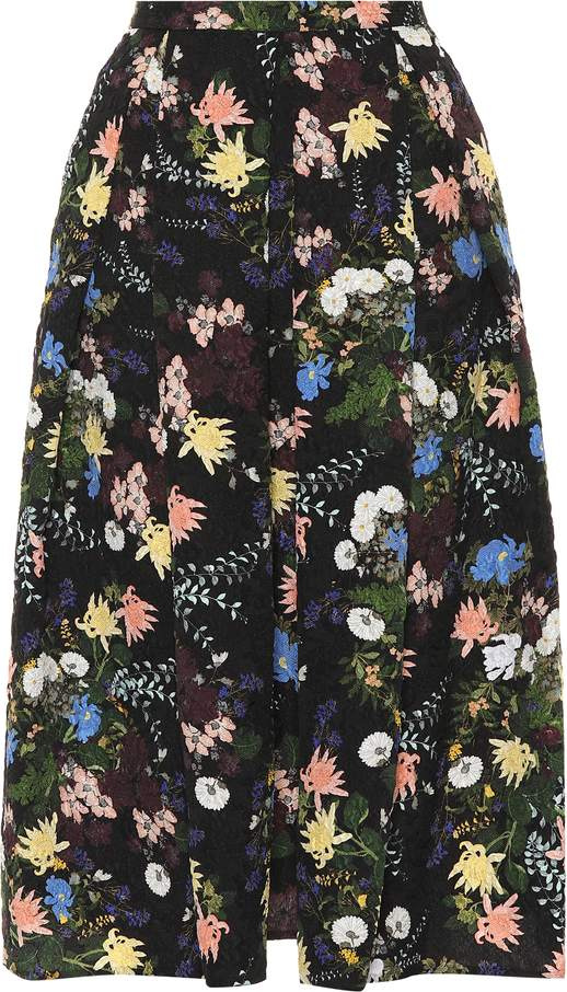 Erdem Floral midi skirt