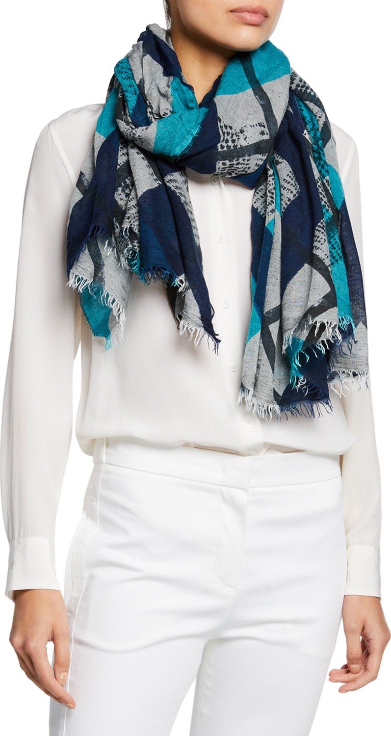 Faliero Sarti Trullo Plaid Scarf