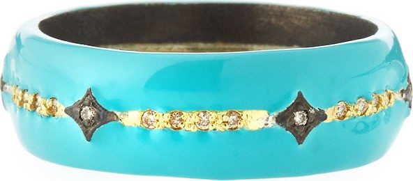 Armenta Old World Enameled Diamond Crivelli Ring