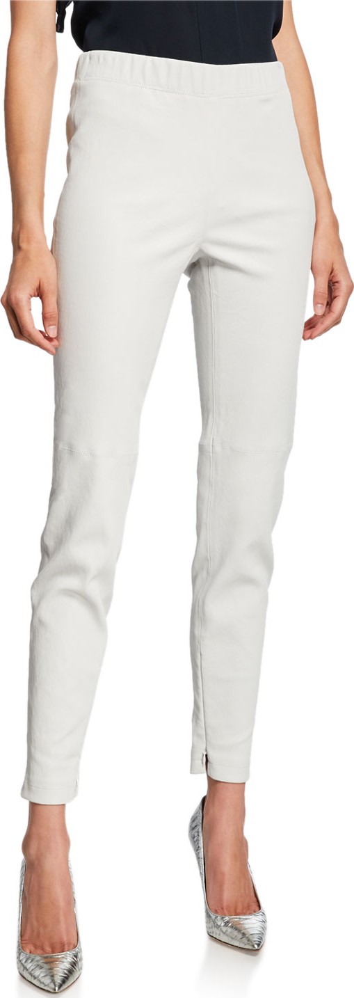 Elie Tahari Roxanna Leather Leggings