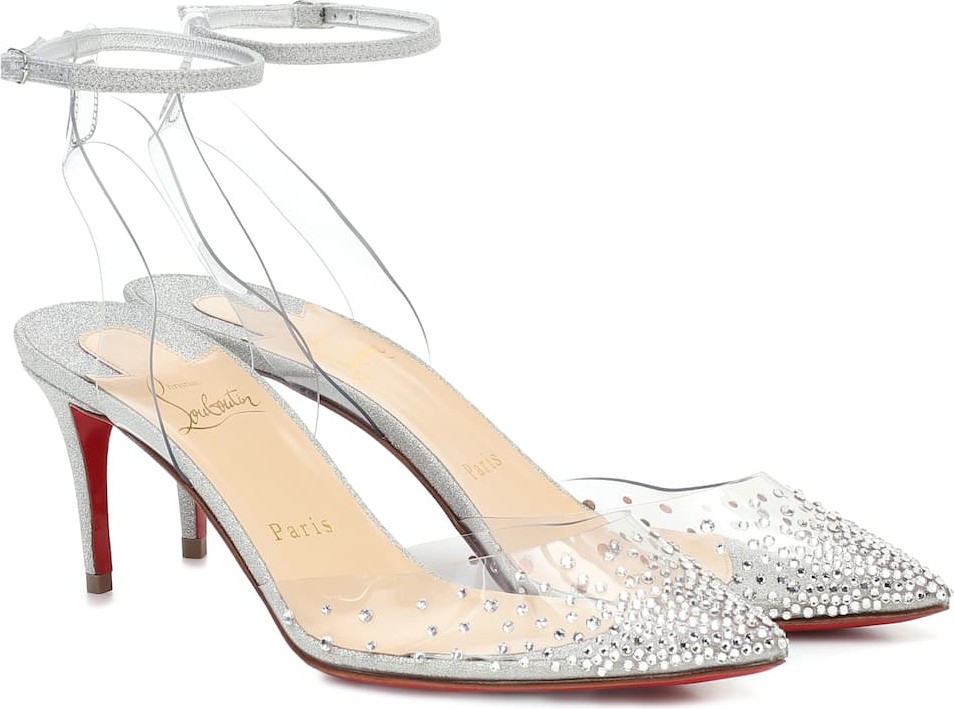 Christian Louboutin Exclusive to Mytheresa – Spikastrass 70 PVC pumps