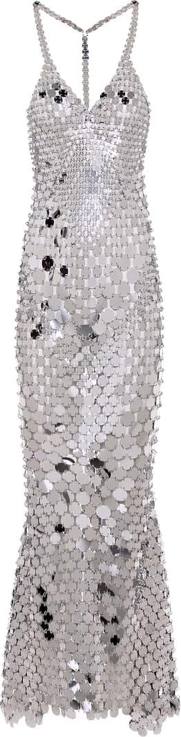 Paco Rabanne Sequined maxi dress