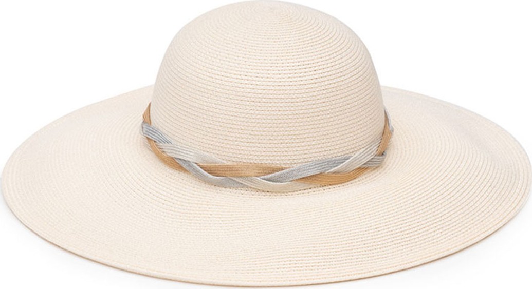 Eugenia Kim Honey Woven Sun Hat w/ Braided Band