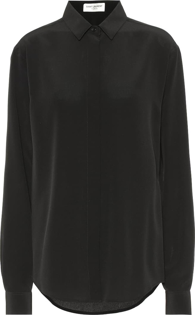 Saint Laurent Silk crêpe de chine blouse