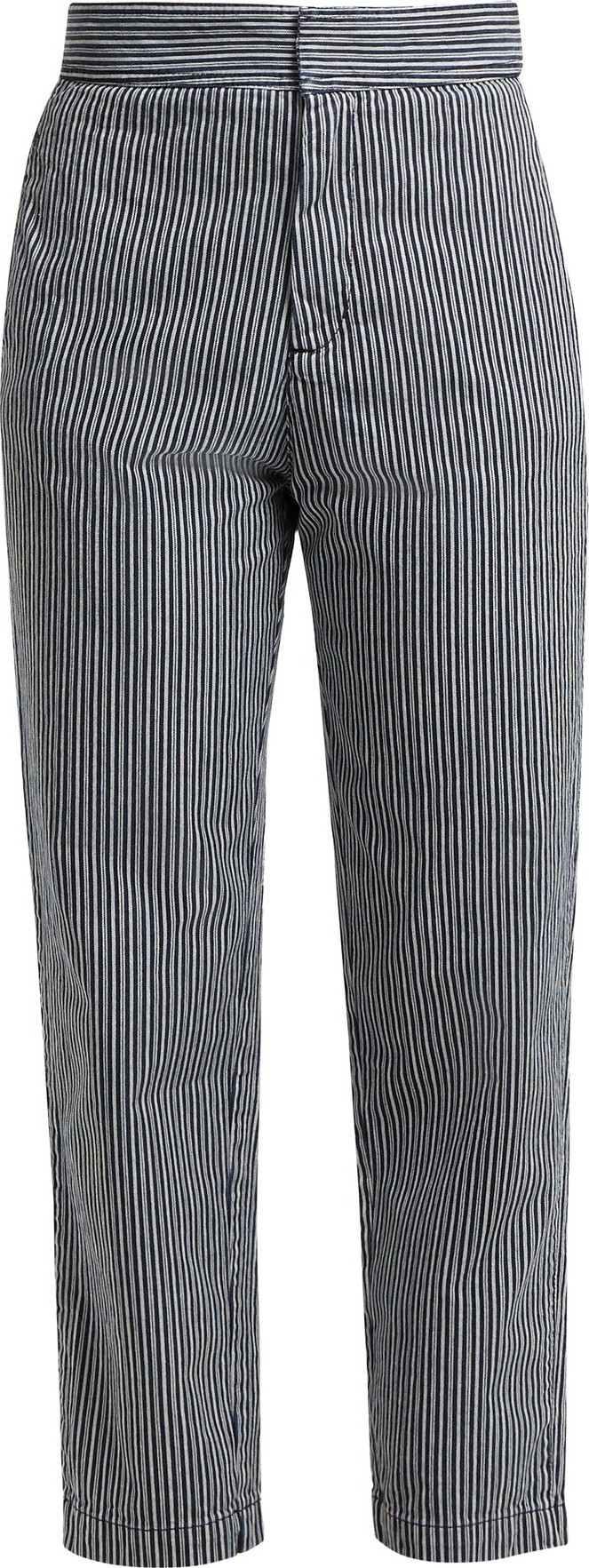 Masscob Esparta striped denim trousers
