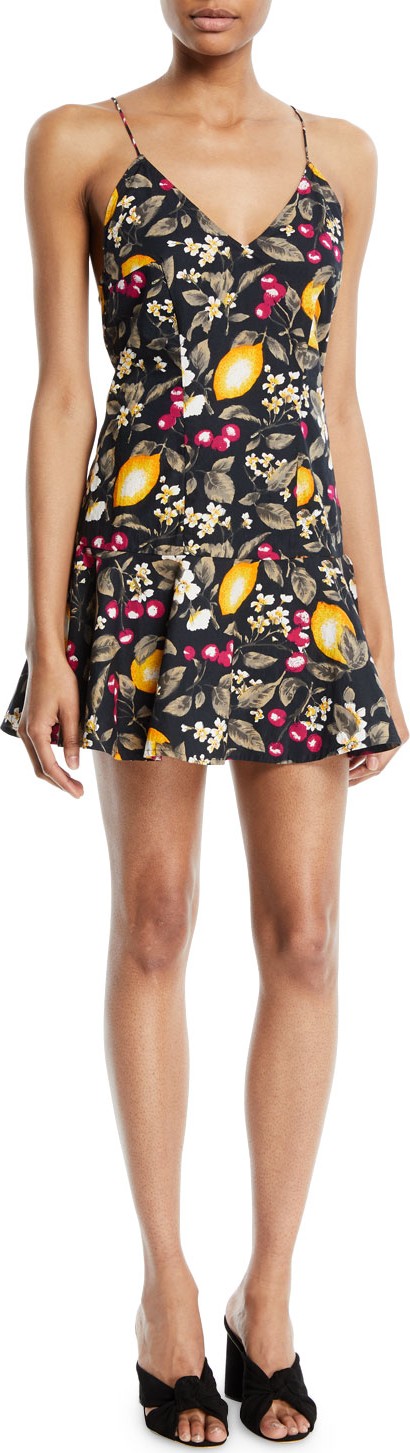 ba&sh Erik Lemons Sleeveless Flounce Dress