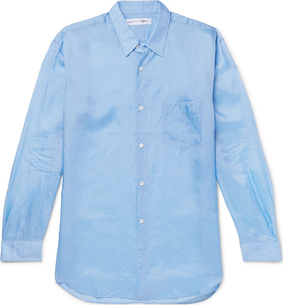 Comme Des Garcons Crinkled-Satin Shirt