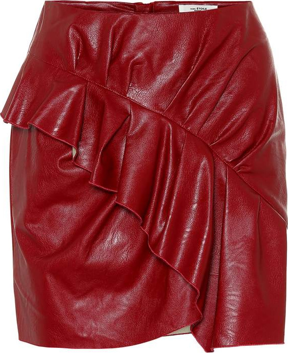 Isabel Marant Etoile Zeist faux leather skirt