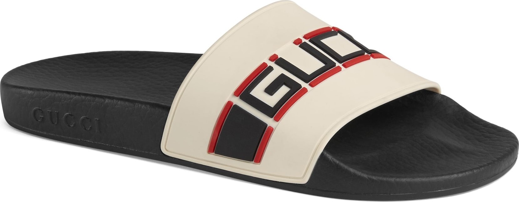 Gucci Pursuit Logo Slide Sandal