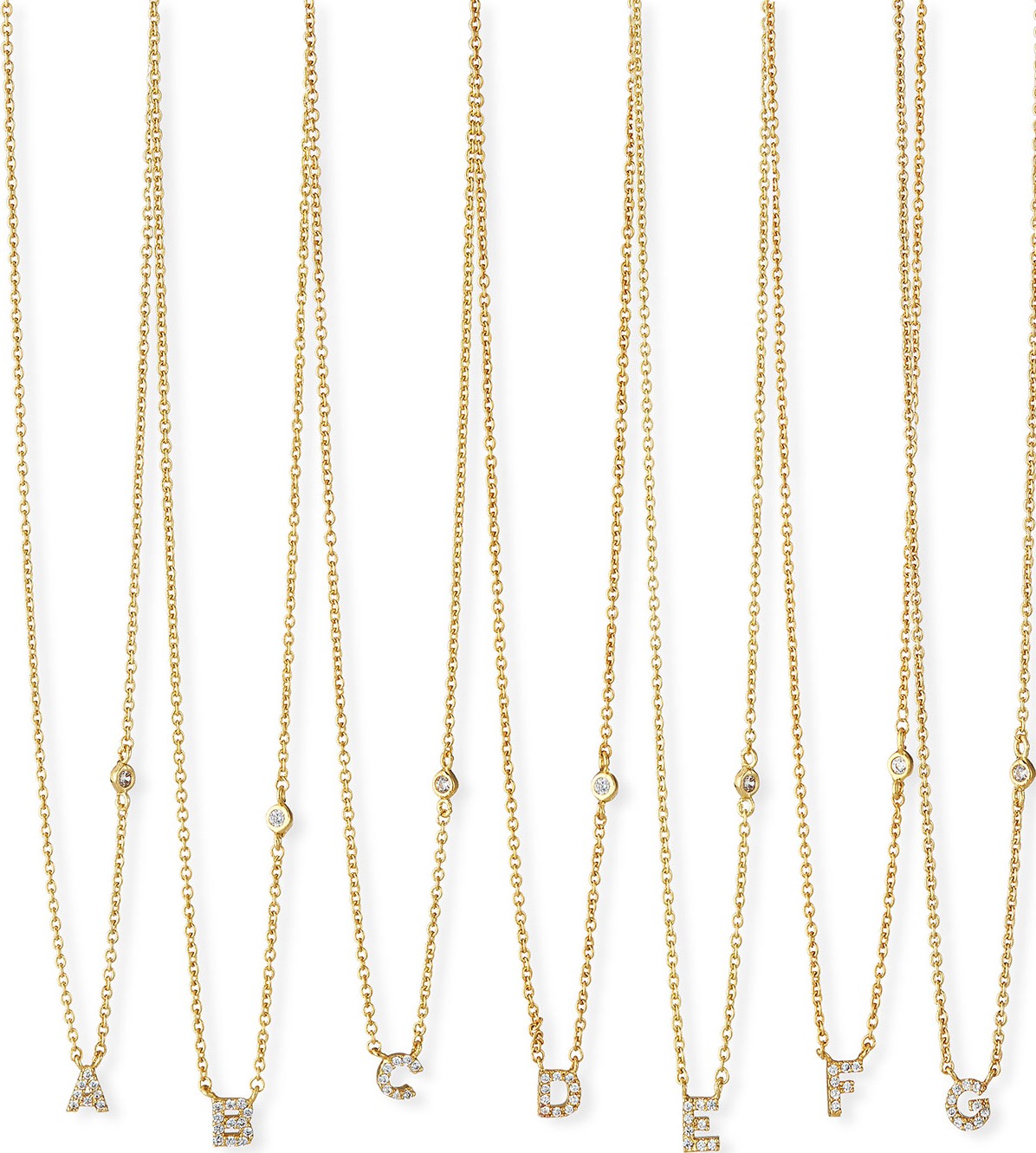 Tai Cubic Zirconia Initial Necklace