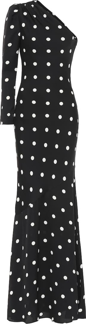 Rebecca Vallance Penelope one-shoulder gown