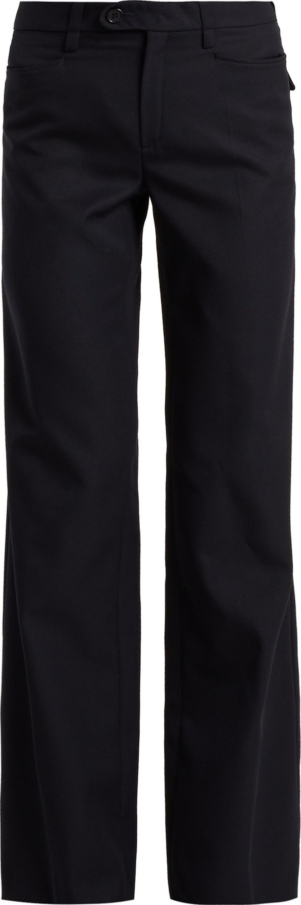 Chloe Serge high-rise wool-blend trousers