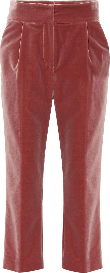 Brunello Cucinelli Cropped velvet pants