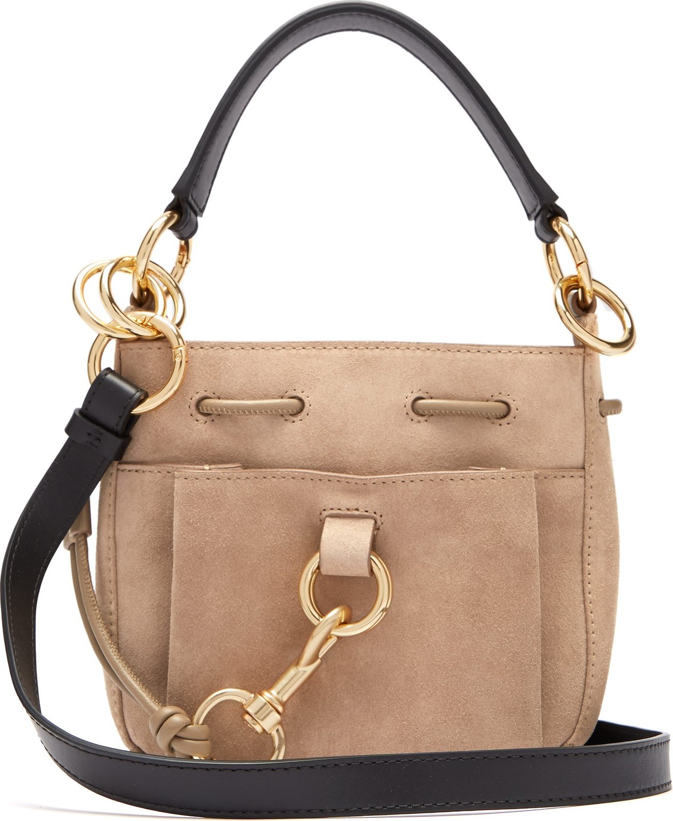 See By Chloé Tony small suede bucket bag