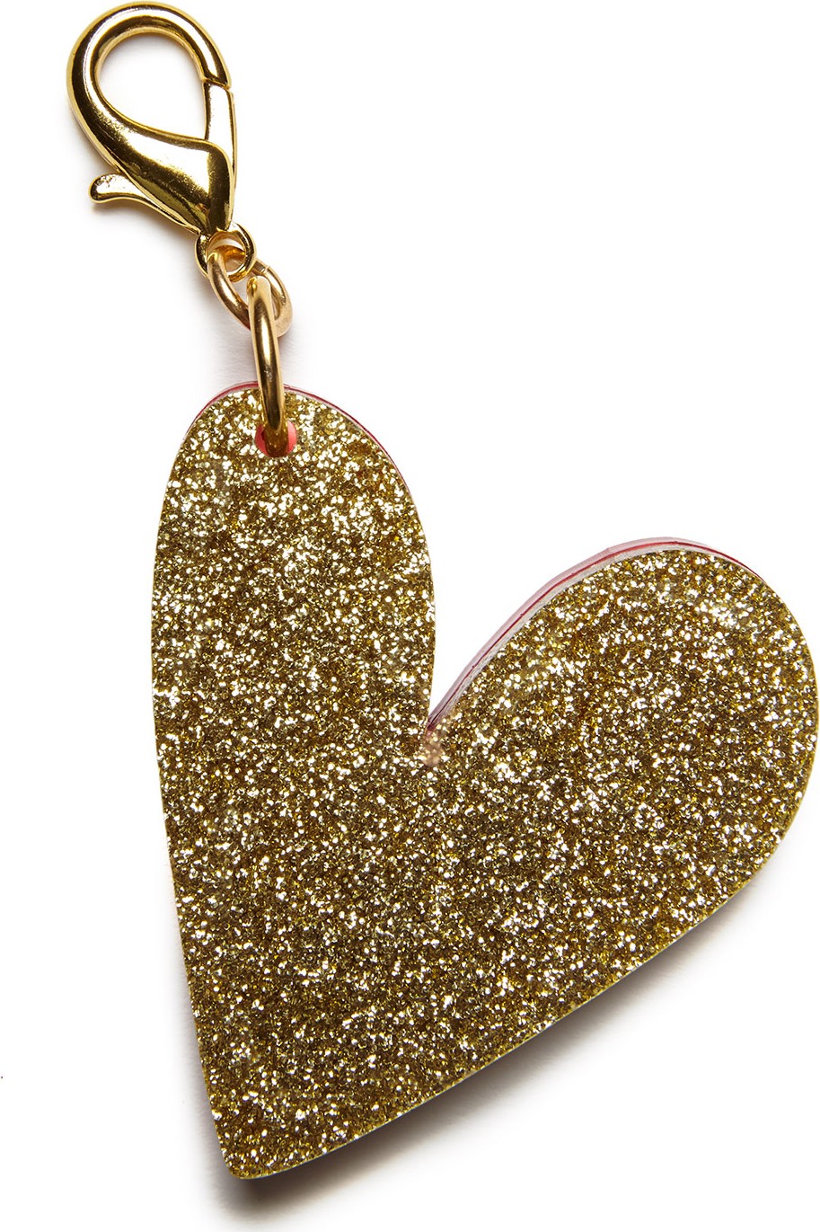 Edie Parker Heart Bag Charm