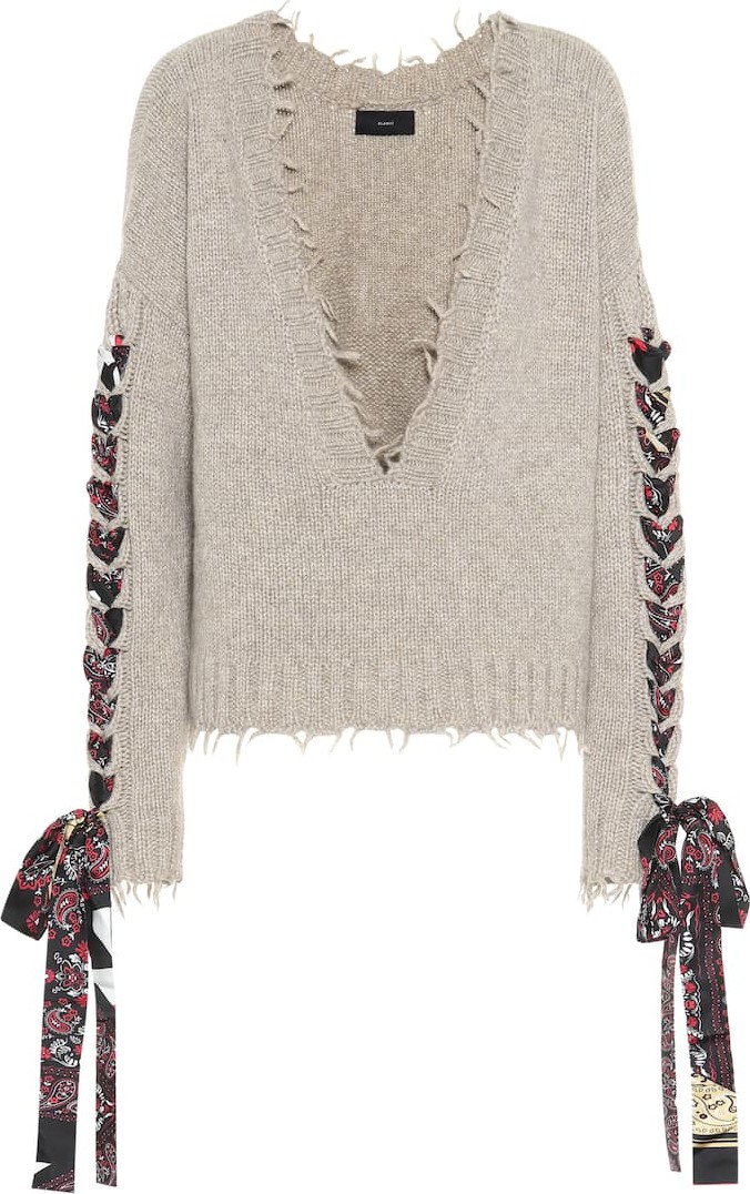 Alanui Cropped cashmere sweater