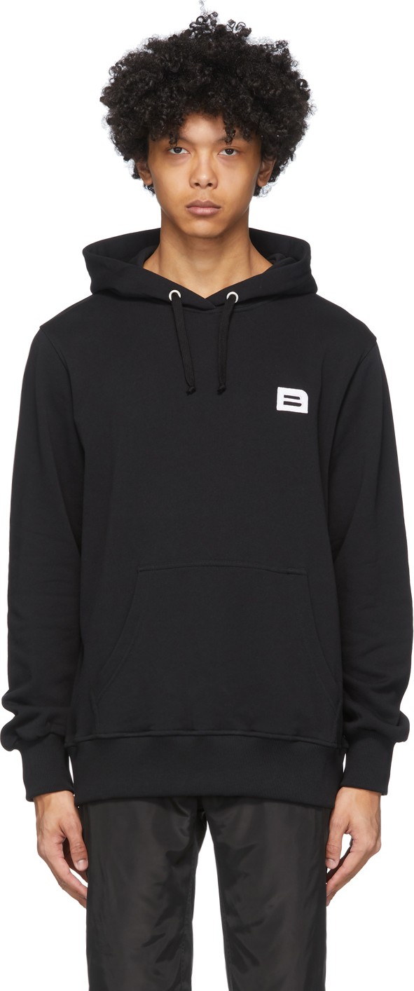 Botter Black Embroidered 'B' Hoodie