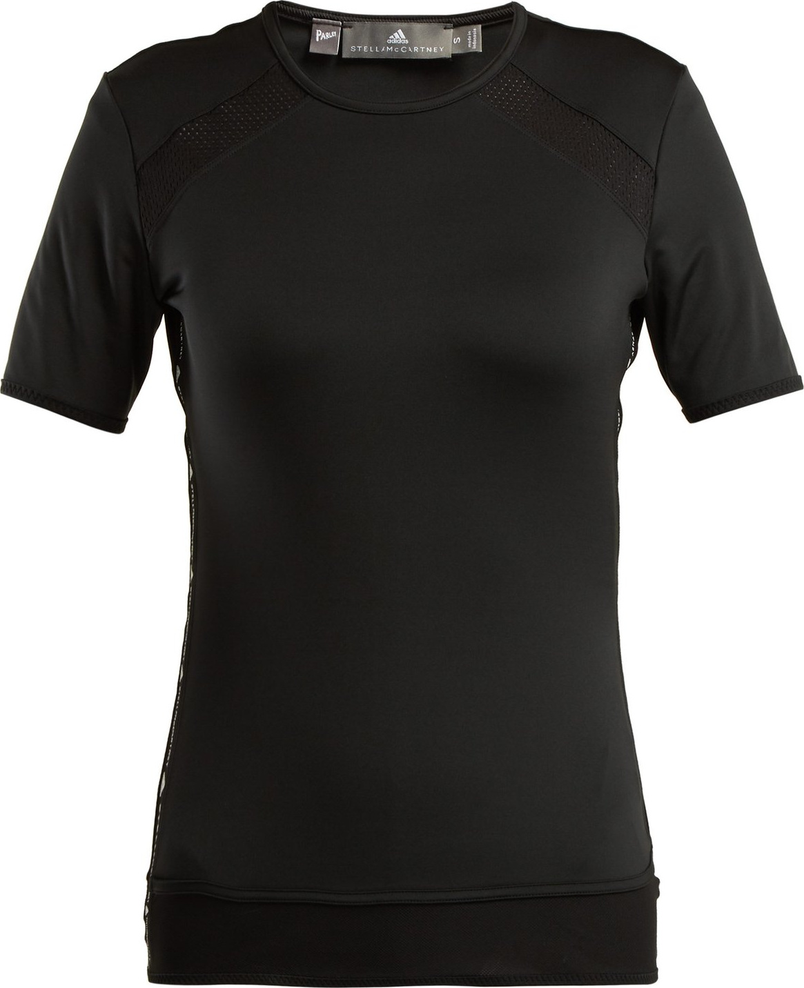 Adidas By Stella McCartney Essential panelled performance T-shirt