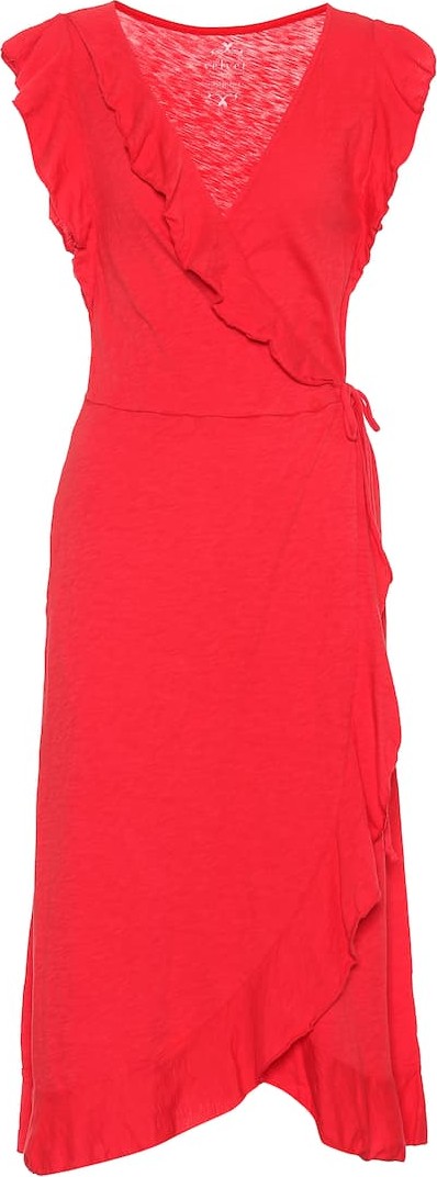 Velvet By Graham & Spencer Sedona cotton slub wrap dress