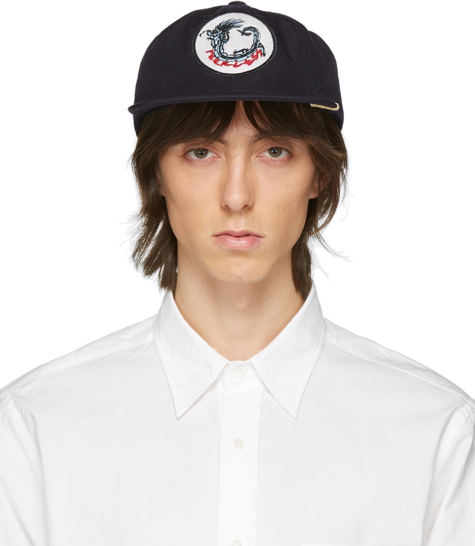 Visvim Navy Excelsior Cap Visvim Navy Excelsior Cap