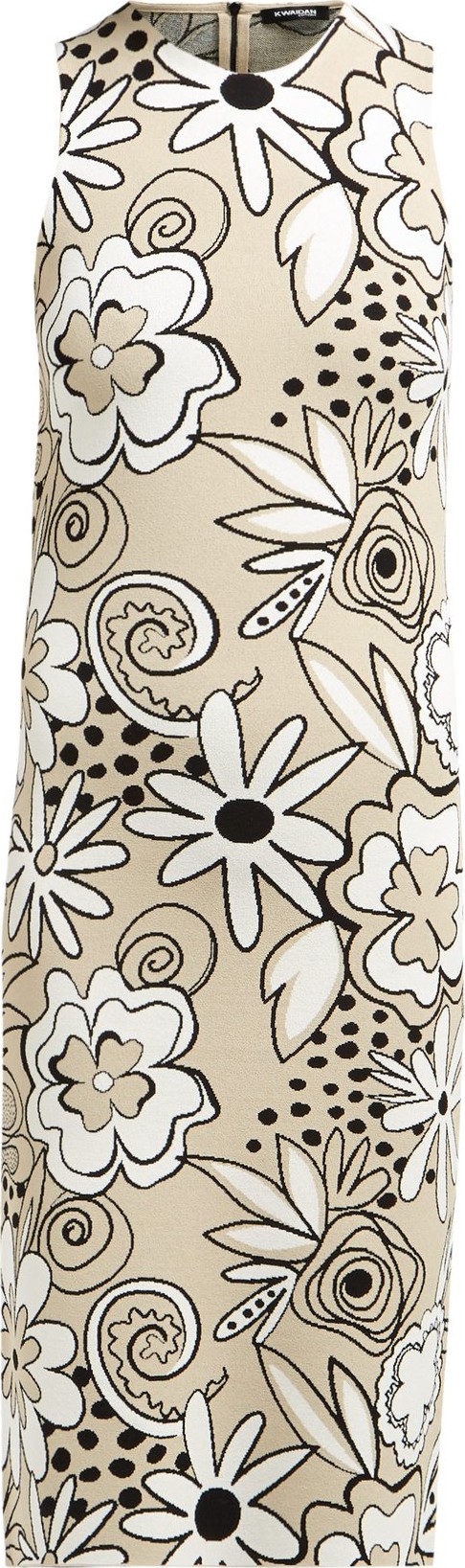 Kwaidan Editions Floral-jacquard pencil dress