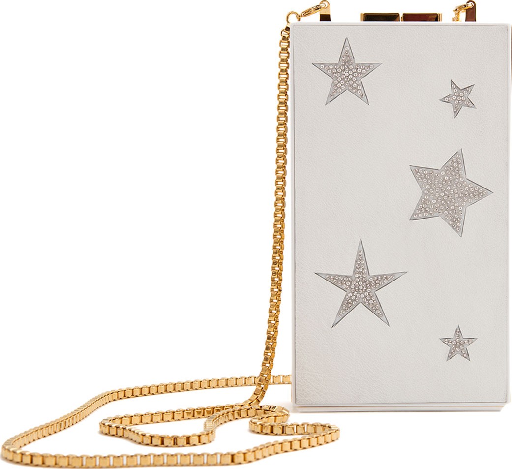 Marzook Callisto Star Capsule Minaudiere Clutch Bag with Chain