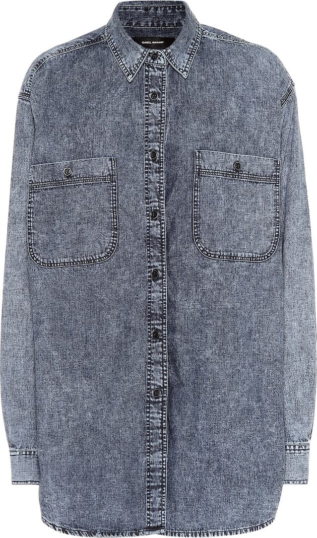 Isabel Marant Lynton oversized denim shirt
