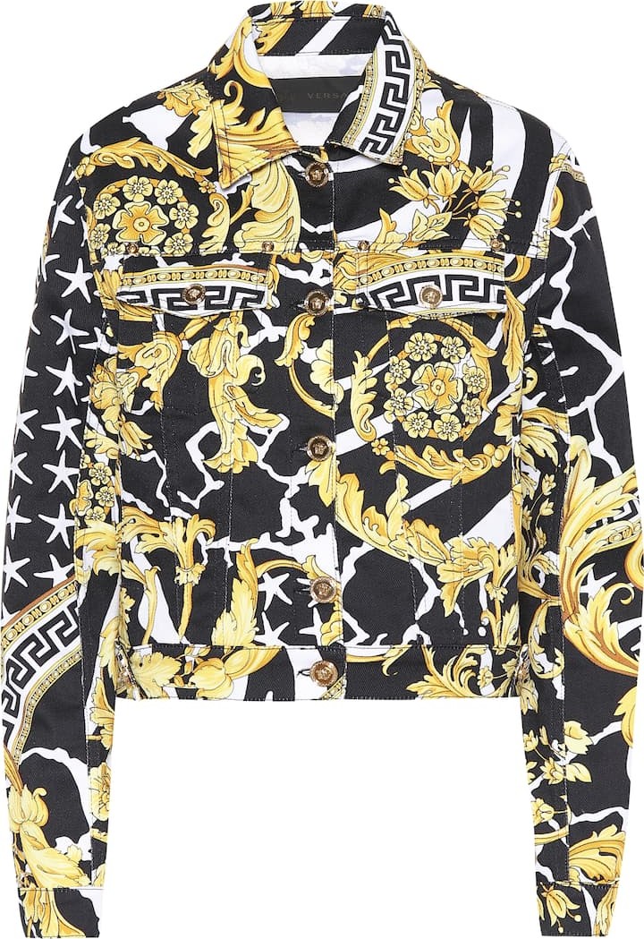 Versace Savage Barocco denim jacket