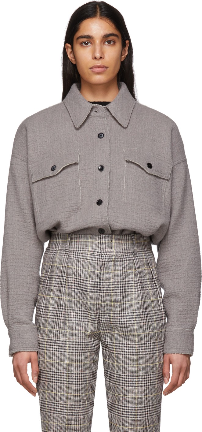 Isabel Marant Grey Dennao Shirt