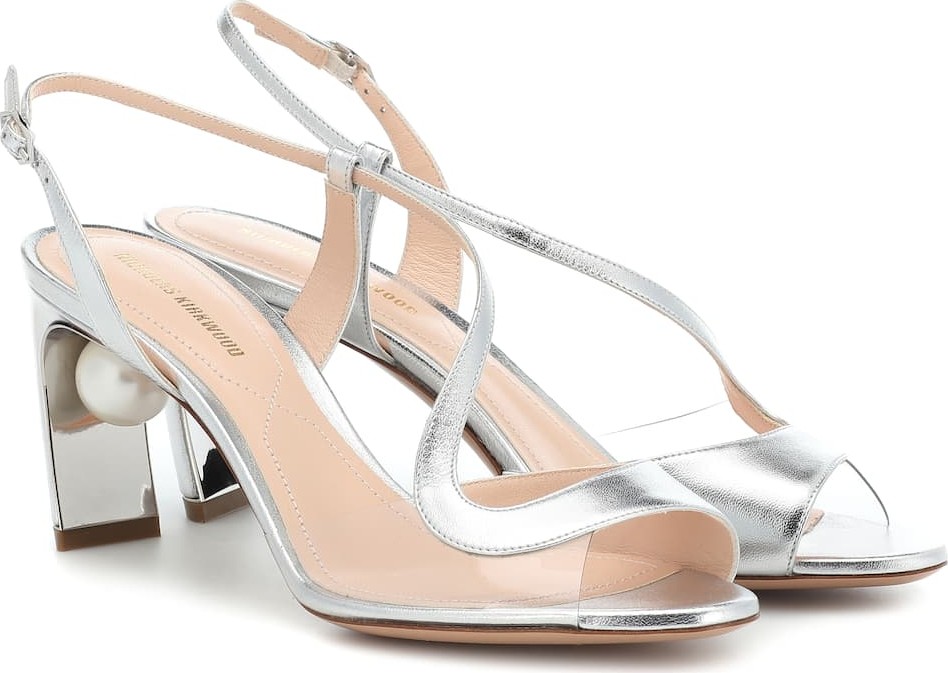 Nicholas Kirkwood Maeva Pearl 70mm leather sandals